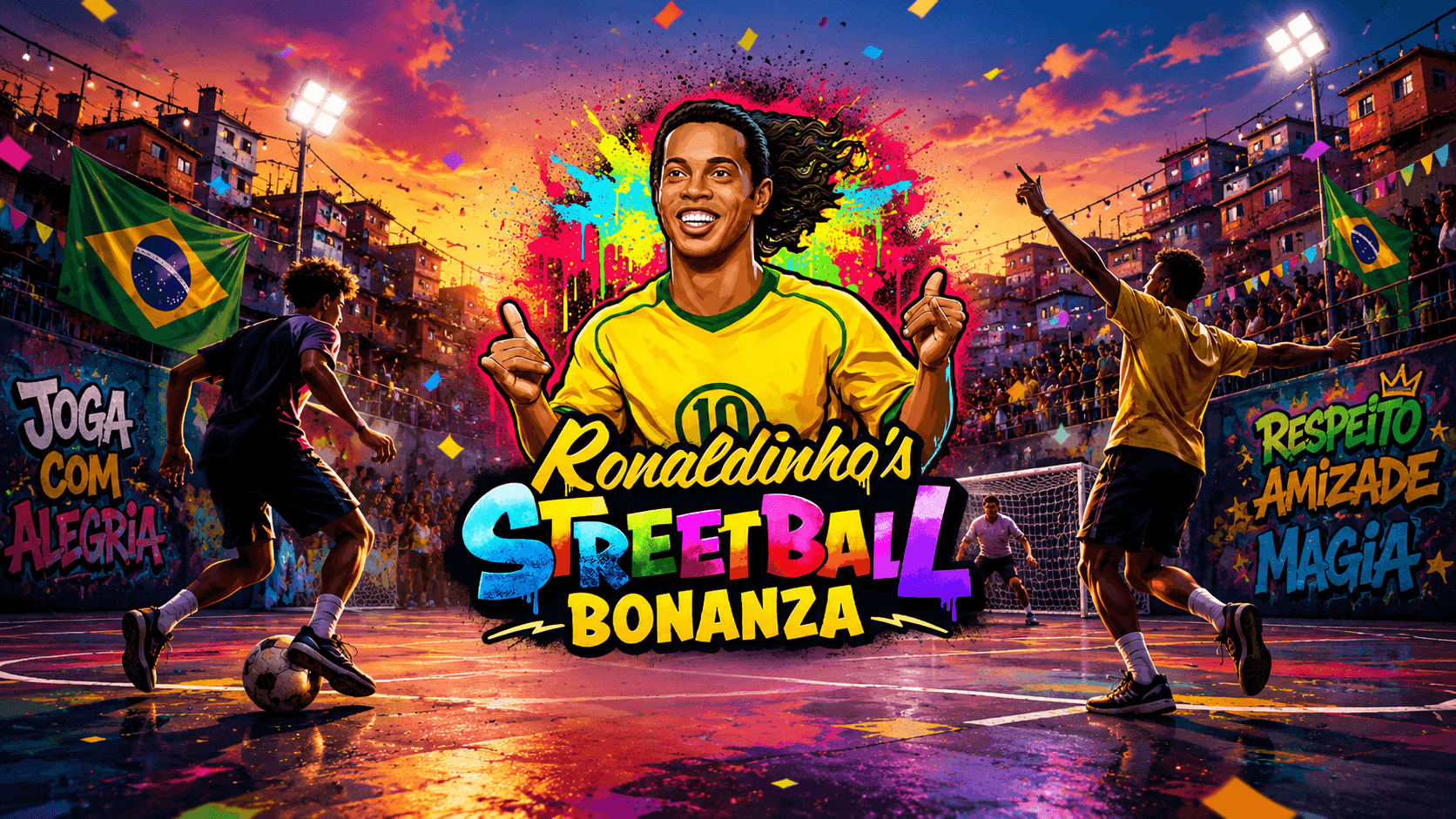 Ronaldinho's Streetball Bonanza: review completa do slot da bet365