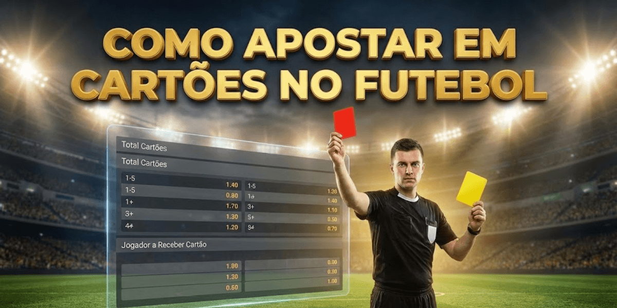 Como apostar em cartões no futebol: Sites, mercados e estratégias