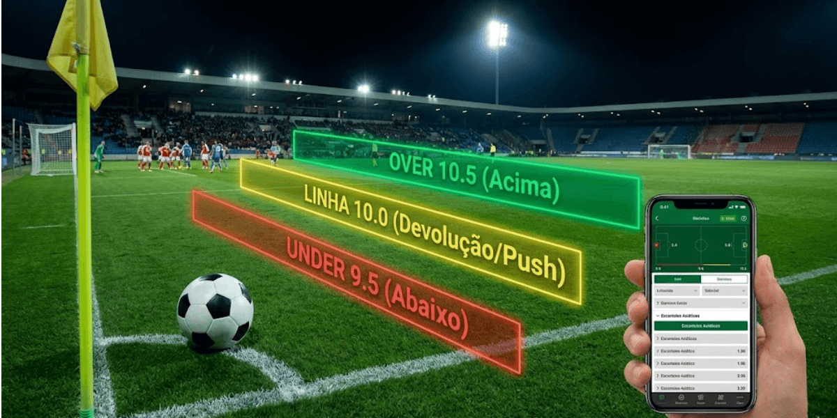 Escanteio Asiático: Guia completo para apostar no mercado