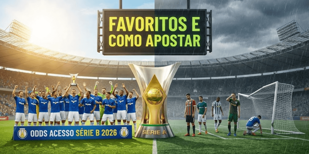 Odds acesso Série B 2026: veja os favoritos e como apostar no mercado