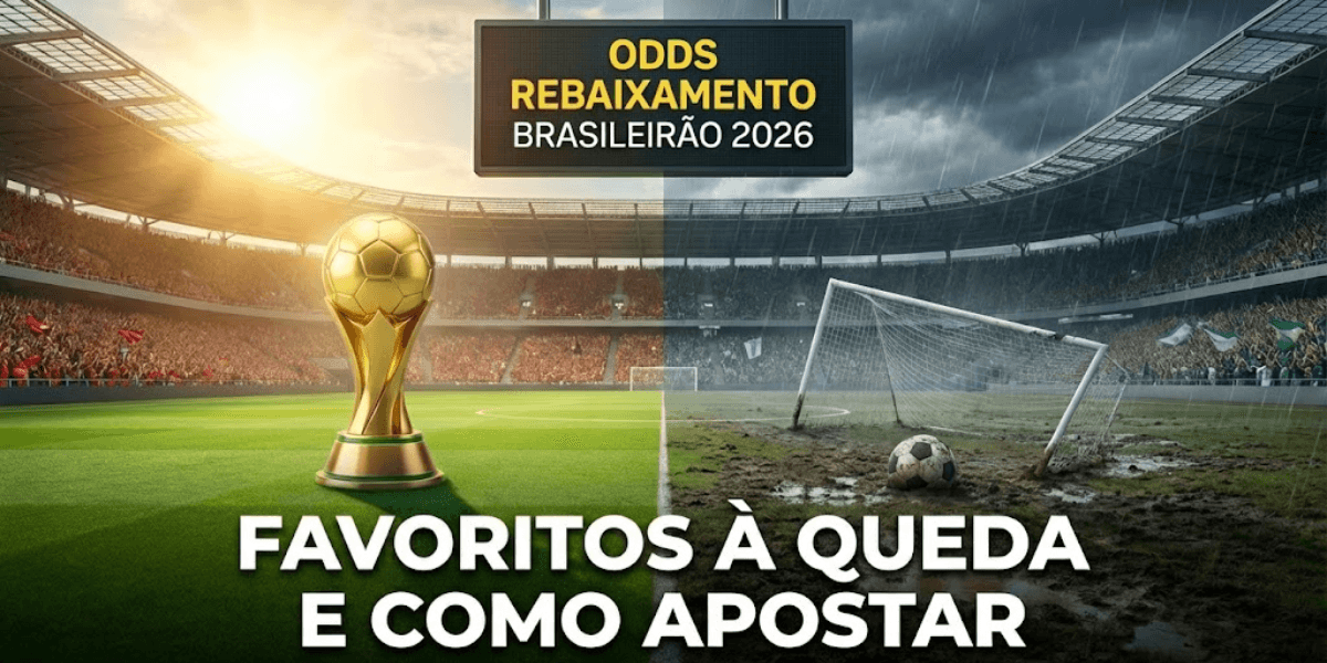 Odds Rebaixamento Brasileirão 2026: favoritos à queda e como apostar